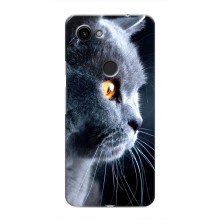 Чохли з Котиками для Google Pixel 3a XL (VPrint) (Сірий Кіт)
