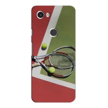 Чехлы с принтом Спортивная тематика для Google Pixel 3a XL – Ракетки теннис