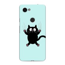Чохол з принтом для Google Pixel 3a XL (AlphaPrint) Модні коти (Падаючий кіт)