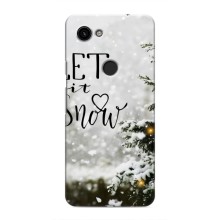 Новорічні, Святкові Чохли для Google Pixel 3a XL - 2024 год – Let it snow