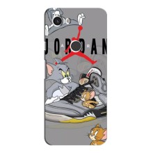 Силиконовый Чехол Nike Air Jordan на Гугл Пиксель 3а ХЛ (Air Jordan)