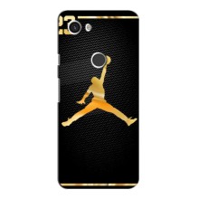 Силиконовый Чехол Nike Air Jordan на Гугл Пиксель 3а ХЛ (Джордан 23)