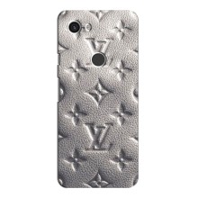 Текстурный Чехол Louis Vuitton для Гугл Пиксель 3а ХЛ – Бежевый ЛВ