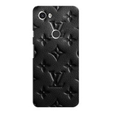 Текстурный Чехол Louis Vuitton для Гугл Пиксель 3а ХЛ (Черный ЛВ)