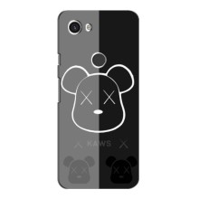 Чехлы для Google Pixel 3a - Bearbrick Louis Vuitton (PREMIUMPrint) (БеарБрик глаза)