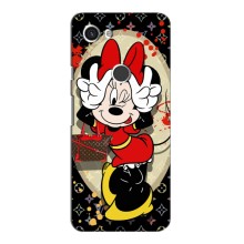 Чехол Disney Mouse Google Pixel 3a (PREMIUMPrint) (Минни peace)