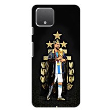 Чехлы для Google Pixel 4 XL (Leo чемпион) (AlphaPrint) (Месси Король)