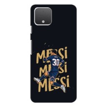 Чехлы для Google Pixel 4 XL (Leo чемпион) (AlphaPrint) (Messi ПСЖ)