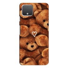 Чехлы Мишка Тедди для Гугл Пиксель 4 XL – Плюшевый медвеженок