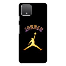 Чехлы для Google Pixel 4 XL - с картинкой JORDAN (AlphaPrint) (Jordan Gold)