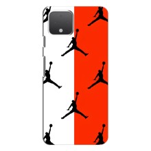 Чехлы для Google Pixel 4 XL - с картинкой JORDAN (AlphaPrint) (Лого Джордан)