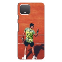 Чехлы с принтом Спортивная тематика для Google Pixel 4 XL (Алькарас Теннисист)