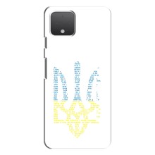 Чехлы для Google Pixel 4 XL  Укр. Символика (AlphaPrint) (Герб из букв)