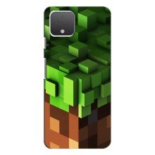 Чехол Майнкрафт на Google Pixel 4 XL (AlphaPrint) Minecraft (текстура Майнкрафт)