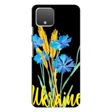 Чохол на Google Pixel 4 XL (Український дизайн) (Україна в квітах)