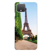 Чехол Эйфелева Башня для Google Pixel 4 XL - (AlphaPrint) (Дорога в Париж)
