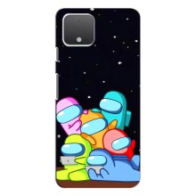 Чехол Амонг Ас для Google Pixel 4 XL (AlphaPrint) (Скины в космосе)