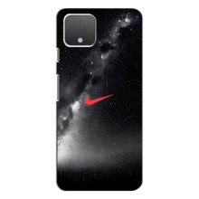 Чехол для Google Pixel 4 XL - с принтом Найк (AlphaPrint) (Найк красный)
