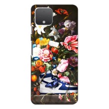 Чехол для Google Pixel 4 XL - с принтом Найк (AlphaPrint) (Стиль Найк)