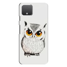 Чехол с птицами на Google Pixel 4 XL (VPrint) (Милая Сова)