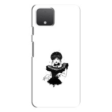 Чехлы Венсдей на Google Pixel 4 XL Уэнсдей (AlphaPrint) (танец Уэнздей)