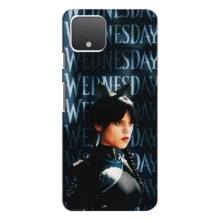 Чехлы Венсдей на Google Pixel 4 XL Уэнсдей (AlphaPrint) (Уэнздей кошка)