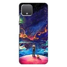 Космические Чехлы для Гугл Пиксель 4 Хл (VPrint) (Галактический вид)