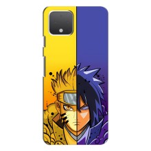Купить Чехлы на телефон с принтом Anime для Гугл Пиксель 4 XL – Naruto Vs Sasuke