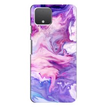 Чохли з тематикою "Мрамор" на Гугл Піксель 4 XL (Фіолетовий мрамор)