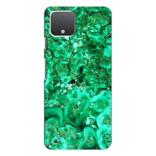 Мраморный чехол на Google Pixel 4 XL (VPrint) (Салатный Мрамор)