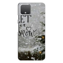 Новорічні, Святкові Чохли для Google Pixel 4 XL - 2024 год – Let it snow