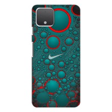 Силиконовый Чехол на Google Pixel 4 XL с картинкой Nike (Найк зеленый)