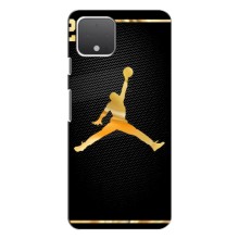 Силиконовый Чехол Nike Air Jordan на Гугл Пиксель 4 XL (Джордан 23)