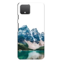 Силиконовый чехол с КАРТИНКАМИ лето для Google Pixel 4 XL (AlphaPrint) (Гори)