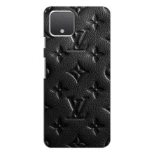 Текстурный Чехол Louis Vuitton для Гугл Пиксель 4 XL (Черный ЛВ)