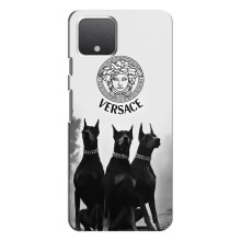 Чехлы VERSACE для Гугл Пиксель 4 (PREMIUMPrint) (Доберман Версаче)