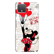 Чехол Disney Mouse Google Pixel 4 (PREMIUMPrint) (Heart Minni)