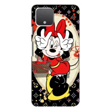 Чехол Disney Mouse Google Pixel 4 (PREMIUMPrint) (Минни peace)