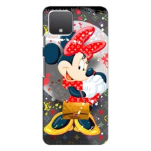 Чехол Disney Mouse Google Pixel 4 (PREMIUMPrint) (Minni с бантиком)