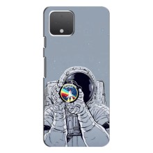 Чехол NASA для Google Pixel 4 (AlphaPrint) (Космонавт фото)