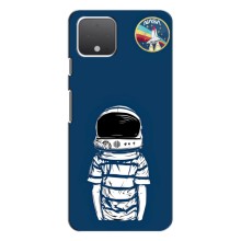 Чехол NASA для Google Pixel 4 (AlphaPrint) (Мальчик в шлеме)