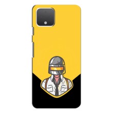 Чехол PUBG для Гугл Пиксель 4 (AlphaPrint) (Пабг в шлеме)
