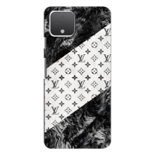 Чохол Стиль Louis Vuitton на Google Pixel 4 (LV на білому)