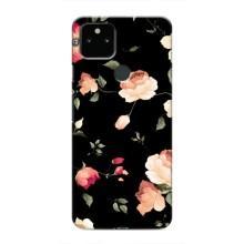 Чехлы с Цветами для Google Pixel 4a 5G (VPrint) (Розочки)