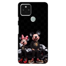 Чохол Disney Mouse Google Pixel 4a 5G (PREMIUMPrint) – Родина Маусів