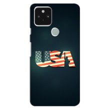 Чехол Флаг USA для Google Pixel 4a 5G – USA