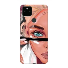 Чохол з друком для Google Pixel 4a 5G - (Мода) (AlphaPrint) (Макіяж)