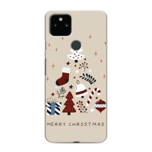 Різдвяні Чохли для Google Pixel 4a 5G (VPrint) (Merry Christmas)