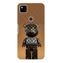 Чохли для Google Pixel 4a - Bearbrick Louis Vuitton (PREMIUMPrint)