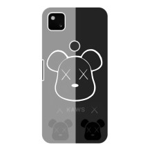 Чехлы для Google Pixel 4a - Bearbrick Louis Vuitton (PREMIUMPrint) (БеарБрик глаза)